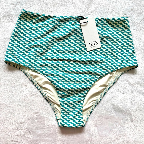 JETS AUSTRALIA Asceno High Waist Bikini Bottom--6 - Picture 1 of 11